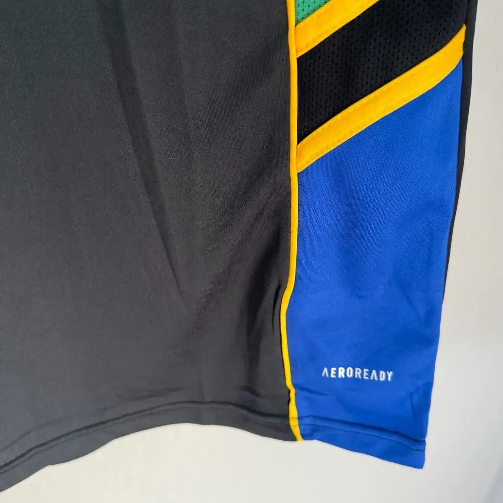 Adidas Tanzania National Team Soccer Jersey Black 2XL Home Aeroready Style